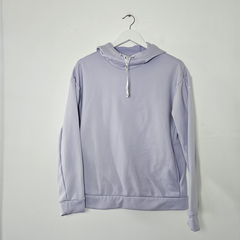 Nike Lavender Fleece Hoodie with Branded Drawstrings